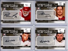 2009-10 Between The Pipes Autographs #AGH Glenn Hall SP GREATS OF THE GAME