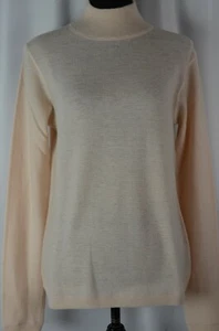 Vince Women's Lightweight Pullover Sweater Size Large Wool Cashmere Turtleneck - Picture 1 of 12