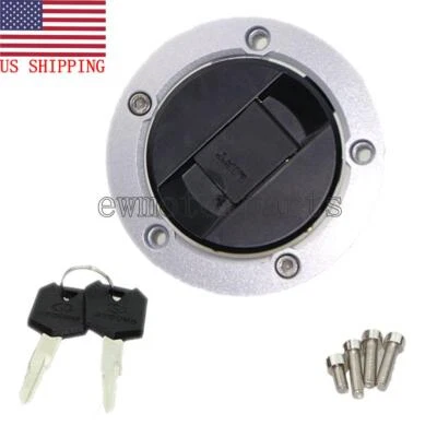 Llaves de bloqueo de tapa de gas combustible para Suzuki GSX1300R Hayabusa 2008-2014 GSXR750 2004-2016 Foto 1 de 4