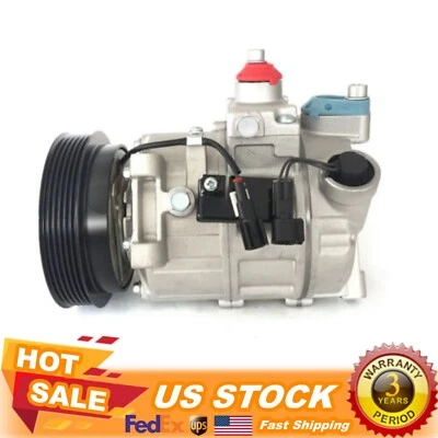 AC Compressor for 2010 2011 2012 2013 2014 2015 2016 Volvo S60 S80 V70 XC60 XC70 - Image 1 of 4