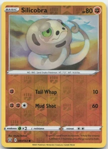 Silicobra 081/163 Holograma Inverso SWSH05: Estilos de Batalla Tarjeta Pokémon Casi Nuevo - Imagen 1 de 1
