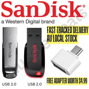 SanDisk USB Flash Drive Flair Luxe 128GB 256GB 512G 1TB Memory Flash Drive - Picture 1 of 26