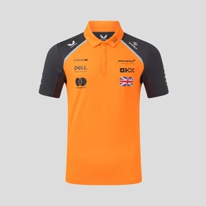 McLaren Racing F1 Official Team 2025 Poloshirt Lando Norris Herren - Papaya - Bild 1 von 7