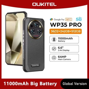 Teléfono Resistente Oukitel WP35 Pro 5G Pantalla 6.6" 2.4K 36GB+512GB 64MP NFC 11000mAh - Imagen 1 de 19
