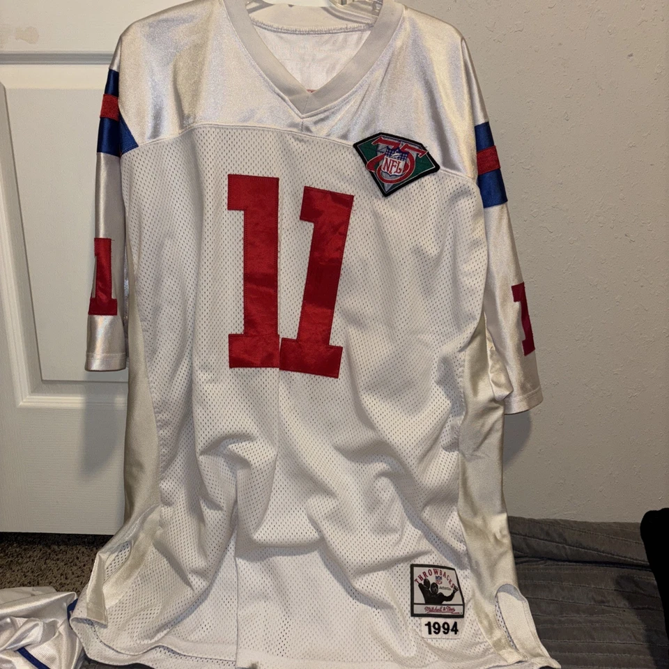 Camiseta Mitchell & Ness Drew Bledsoe 1994 New England Patriots NFL para hombre 2xl  Foto 1 de 2