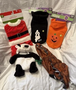 Costumes 5  Pet Size X-Small up to 10 lbs Length 8 in Girth 13-16" Lot Of 5 - Picture 1 of 19