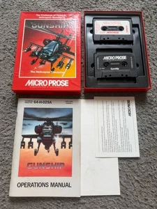 Gunship - Micro Prose - Commodore 64 game Tested vgc - Afbeelding 1 van 2
