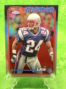 Ty Law - Refractor - 2024 Topps Chrome Football #123 New England Patriots  - Picture 1 of 11