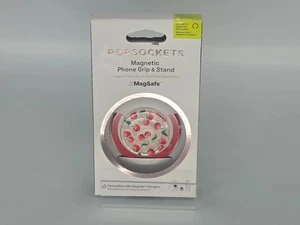 PopSockets MagSafe Magnetic Phone Grip & Stand Cherry Design w/ Adapter **NEW** - Photo 1 sur 2