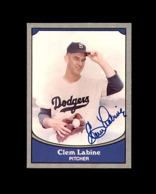 Clem Labine Signed 1990 Pacific Legends Brooklyn Dodgers Autographed - Image 1 of 2