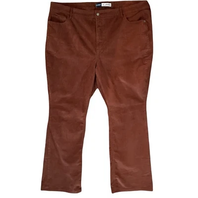 Pantalones de pana Old Navy talla grande 24 tiro extra alto corte bota de pateador elástico Foto 1 de 4