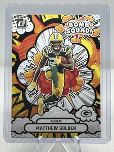 2025 Panini Donruss Matthew Golden Bomb Squad RC #BS-MGN Green Bay Rookie - Picture 1 of 9