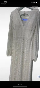 Bridal White Wedding Dress With Arabic Sequin Design Fishtail Mermaid. - Picture 1 of 2
