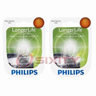 2 pc Philips Stepwell Light Bulbs for Toyota Sequoia Tundra 2000-2020 kl - Image 1 of 4