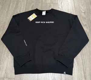 Nike ACG Therma-Fit Keep ACG Raro Para Hombres Talla Pequeña Crew Sudadera FD9849-010 NUEVO - Imagen 1 de 2