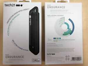 5x Tech21 Evo Endurance 1800mAh Battery Case for Apple iPhone 6S 6 Black 