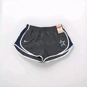 New NIKE Dallas Cowboys Women's 3” Tempo Short Grey  - Picture 1 of 7