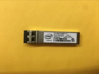Intel E10GSFPSR FTLX8571D3BCV-IT E65689-001 SFP+ Transceiver For X520-DA2/SR2 - Image 1 of 4