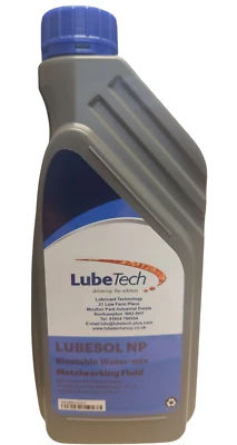 LUBETECH WATER MIX SOLUBLE CUTTING OIL SUDS 1L BIOSTABLE PREMIUM MULTI-METAL APPLICATION