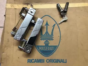 Maserati Biturbo Ghibli door handles with new lock and key nice - Bild 1 von 5