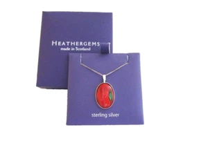 Heathergems Pendant - Oval - Sterling Silver - New - First Quality - #4-65 - Picture 1 of 1