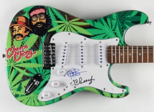 Cheech Marin & Tommy Chong signierte 39" maßgefertigte E-Gitarre (JSA COA)!!! - Bild 1 von 12