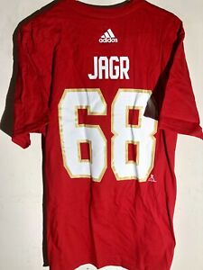 adidas  NHL T-Shirt Florida Panthers Jaromir Jagr Red sz S