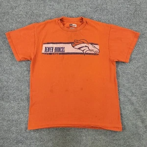 Denver Broncos Shirt Herren Medium Orange NFL Football Logo Grafik Kurzarm - Bild 1 von 16