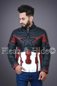 Captain America Chris Evans Infinity War Avengers Jacket - Picture 1 of 8