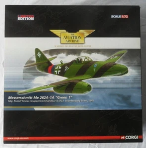 Corgi US35705 Messerschmitt Me 262-1a Major Rudolf Sinner III/JG 7, 1:72 Scale - Picture 1 of 12