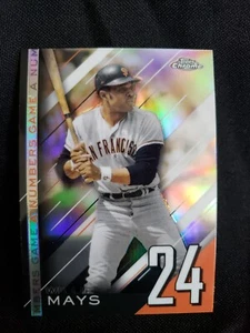 2020 Topps Chrome Silver “A Numbers Game” Insert Willie Mays NGC-18 Giants HOF - Picture 1 of 2