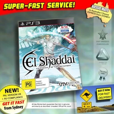 El Shaddai PS3 New RARE Sealed PAL Ascension of the Metatron PlayStation 3 Game - Image 1 of 4