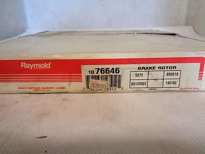 RAYMOLD 76646 BRAKE ROTOR - Image 1 of 2