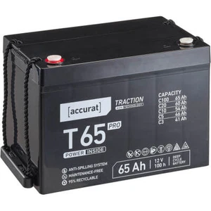 12V 65Ah AGM VRLA batterie courant de secours onduleur mobile électrique batterie d'alimentation - Photo 1/5
