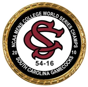 Tribute Coin South Carolina Gamecocks 2010  Men's World Series Champions - Picture 1 of 3