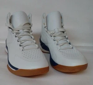 Under Armour Curry 1 Lux Mid 'White Gum' 1296616-100 Mens Basketball Shoes Sz 13 - Picture 1 of 10