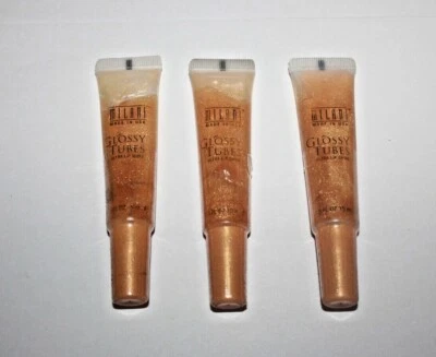 Milani Glossy Tubes Ultra Lip Shine #03 Golden Splash Lot Of 3 Sealed - Image 1 of 2