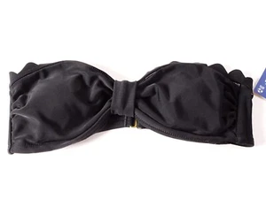 Arizona Jean Co Bademode Schwarz Jakobsmuschel Bandeau Bikini Oberteil Gr. S Neu mit Etikett 37 - Bild 1 von 4