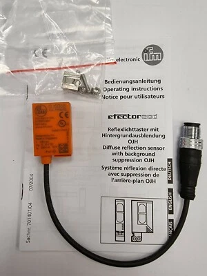ORIGINAL New IFM ELECTRONIC OJ5068 PHOTO ELECTRIC SENSOR - Image 1 of 4