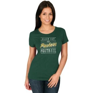 Green Bay Packers NFL Women's Short Sleeve Green Graphic T-Shirt Size Medium NWT - Picture 1 of 4