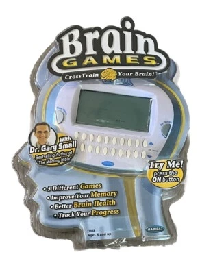НОВЫЙ Radica Brain Games Тренировка Памяти Электронный Портативный Запечатанный Gary Маленький - Изображение 1 из 4