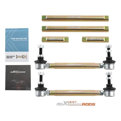 Front Adjustable Sway Bar End Links For BMW E36 E46 + M3 E90 / E91 / E92 / E93 - Image 1 of 4