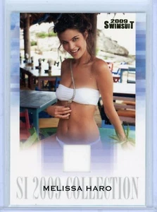 MELISSA HARO 2009 SPORT ILLUSTRIERT SI BADEANZUG #MH/M WEISS BIKINI RELIKTKARTE - Bild 1 von 2