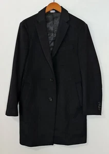 Cardinal of Canada Wool Blend Top Coat Size 38 R  BLACK #225 - Picture 1 of 8