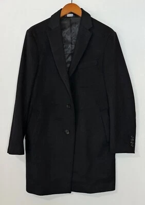 Cardinal of Canada Wool Blend Top Coat Size 38 R  BLACK #225 - Image 1 of 4