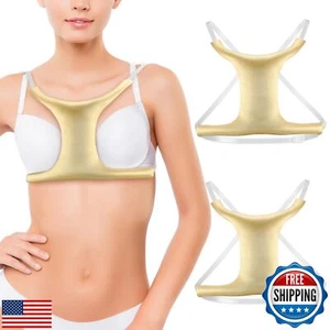 Vabean 2 Pcs Breast Pillow for Sleeping Chest Wrinkles Prevention Pillow Anti - Picture 1 of 5