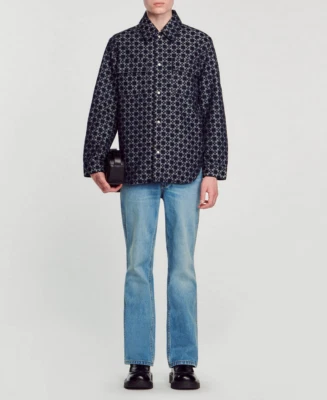 Sandro Paris Men's Jacket Size XS Square Cross Overshirt SHPBL00822 RRP: 295 Eur - Image 1 of 4