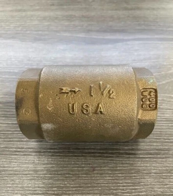 1-1/2 Bronze Check Valve Clayton Mark 6300-11/2 - Image 1 of 3
