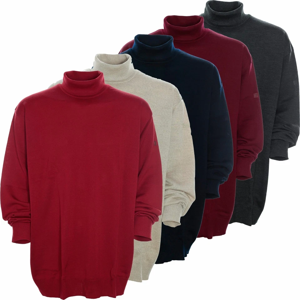 MAERZ Rollkragen Pullover Pulli Rolli Wolle Merino Superwash Herren Plusgröße - Bild 1 von 1