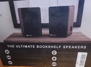 Victrola Premiere M1 Powered Bookshelf Monitor Speakers (Pair) Espresso VPM-254 - Picture 1 of 6